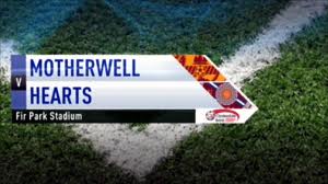 Motherwell-Hearts op 14 december 2010 werd 1-2